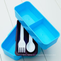 2 Schicht Eco Friendly PP Lunchbox mit Wasserflasche